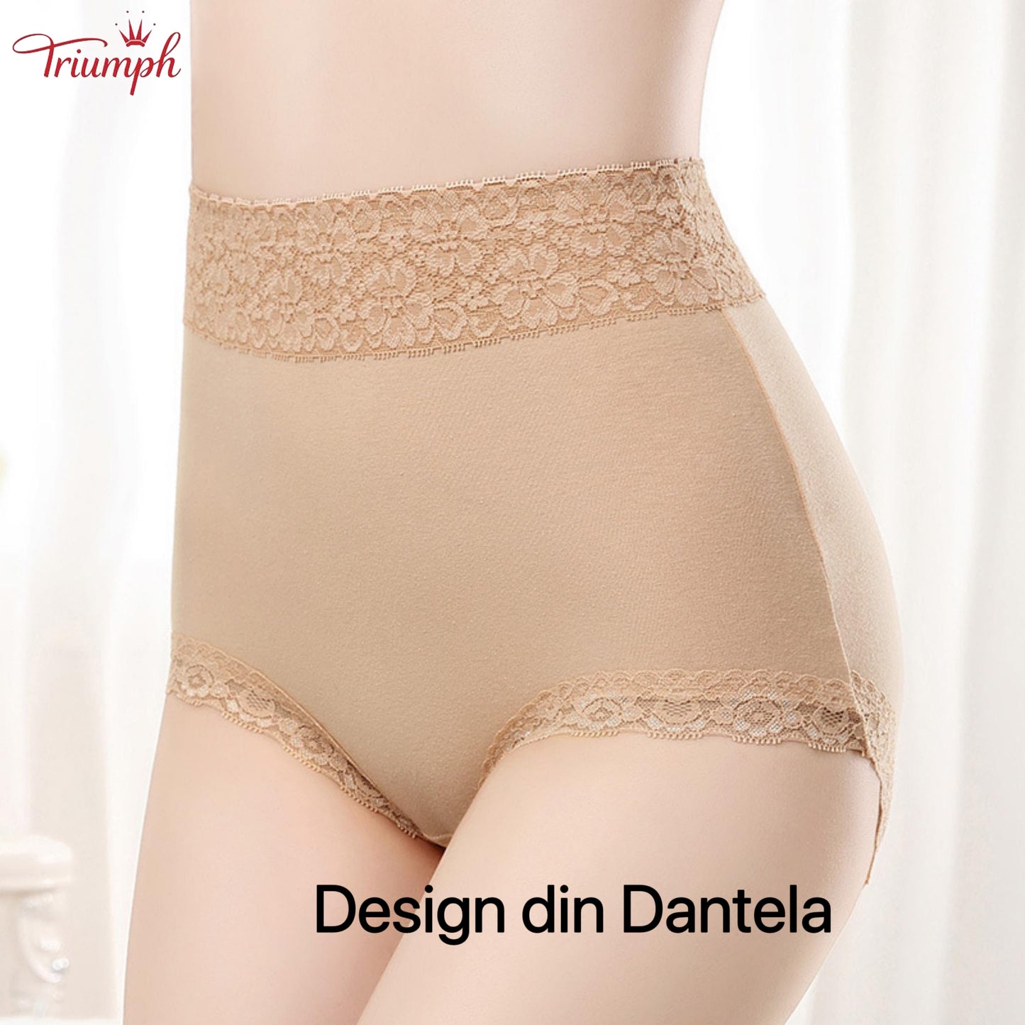 Triumph - Set Chiloti din Dantela 4 Piese，Livrare Gratuită，Potrivit Pentru 40-90 kg