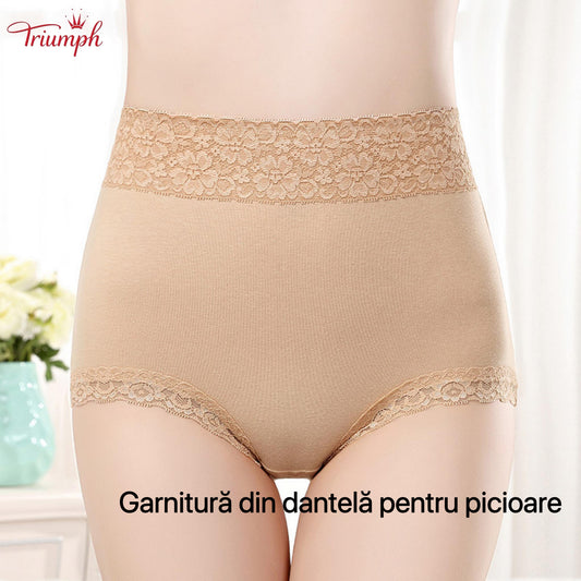 Triumph - Set Chiloti din Dantela 4 Piese，Livrare Gratuită，Potrivit Pentru 40-90 kg