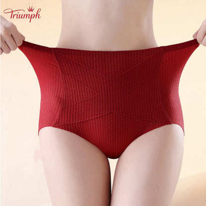 Triumph - Set 4 Chiloți Din Bumbac, Control Burtica, Culori Asortate, Transport Gratuit