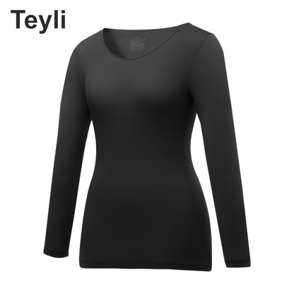 Teyli - Livrare Gratuită,Set de 3 Lenjerie Termică toamnă-iarnă，Conține acid Hialuronic Pentru înfrumusețarea pielii，Lenjerie Termică Extrem de Elastică, Ușoară, Stiințifică și Tehnică
