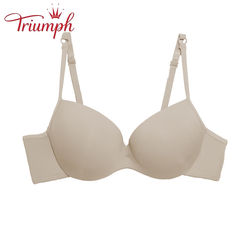 Triumph - Livrare Gratuită,Sutien buretat dama，pachet de 3 Sutien Push-up, respirabil, ușor