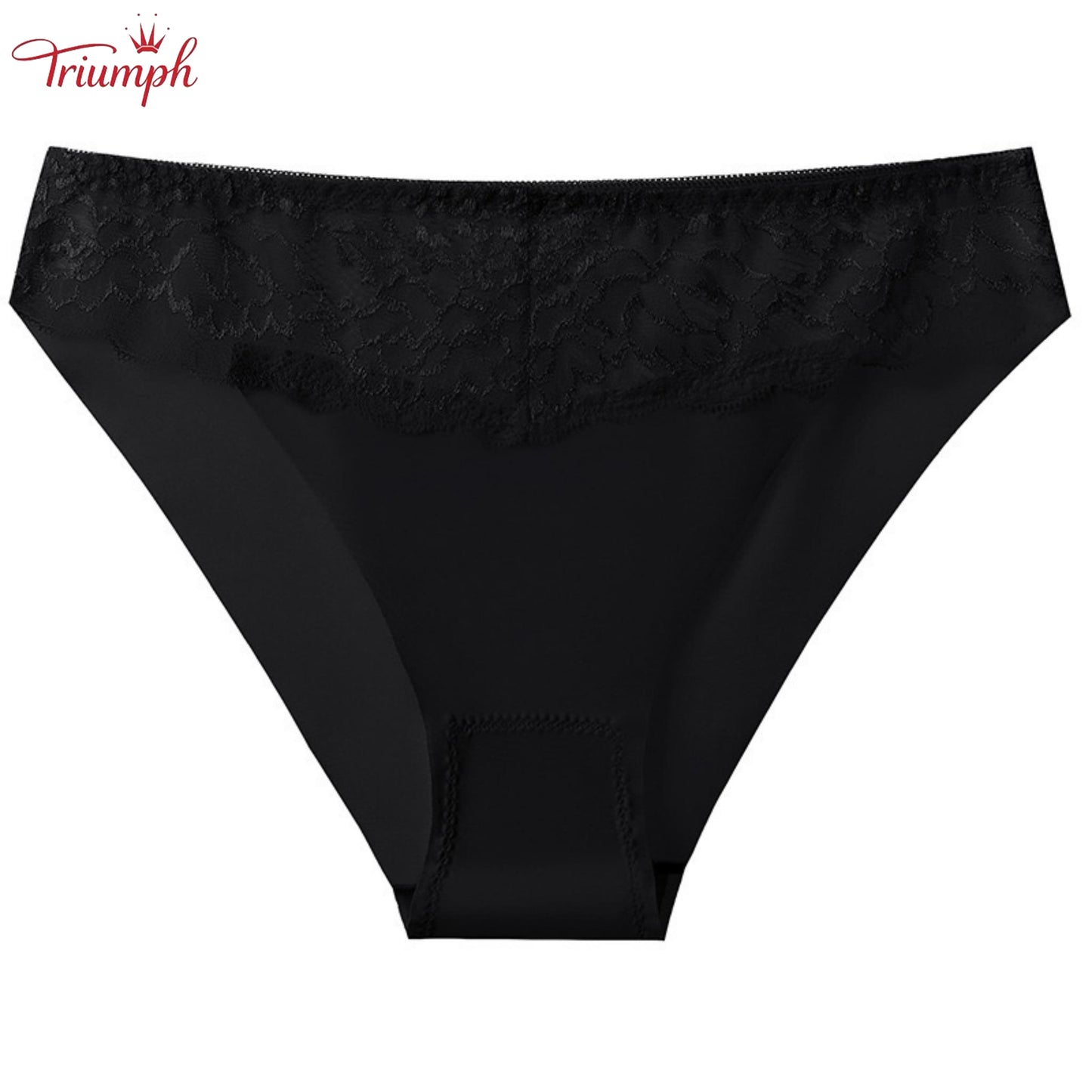 Triumph - Transport Gratuit，Pachet de 4 Chiloți Din Dantelă，Mătase și Bumbac，4 Culori，40-85KG și Peste