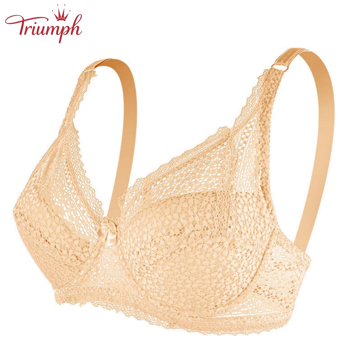 Triumph - Pachet de 3 Sutiene Push-Up Din Dantela Sexy，Ușoară. Confortabil. Respirabil