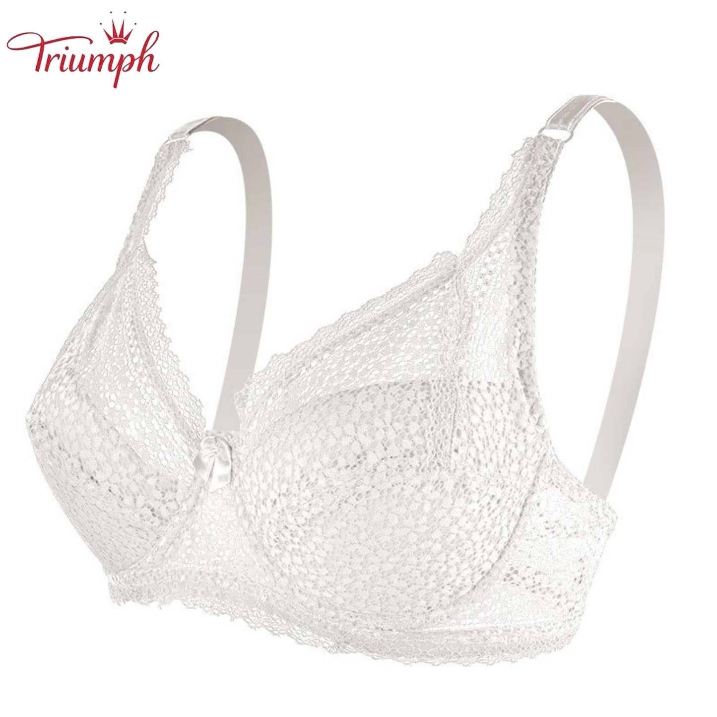 Triumph - Pachet de 3 Sutiene Push-Up Din Dantela Sexy，Ușoară. Confortabil. Respirabil
