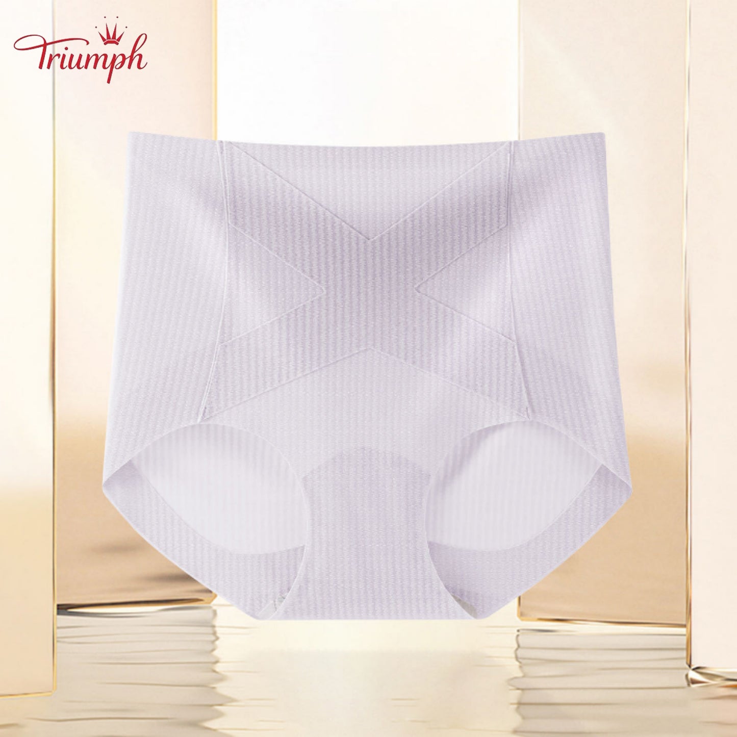 Triumph - Set 4 Chiloți Din Bumbac, Control Burtica, Culori Asortate, Transport Gratuit